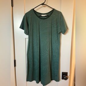 Happy Earth Organic Cotton T-Shirt Dress medium nwot